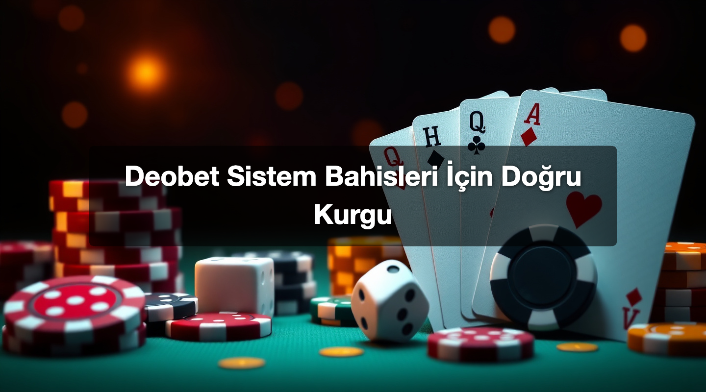 Deobet Sistem Bahisleri İçin Doğru Kurgu